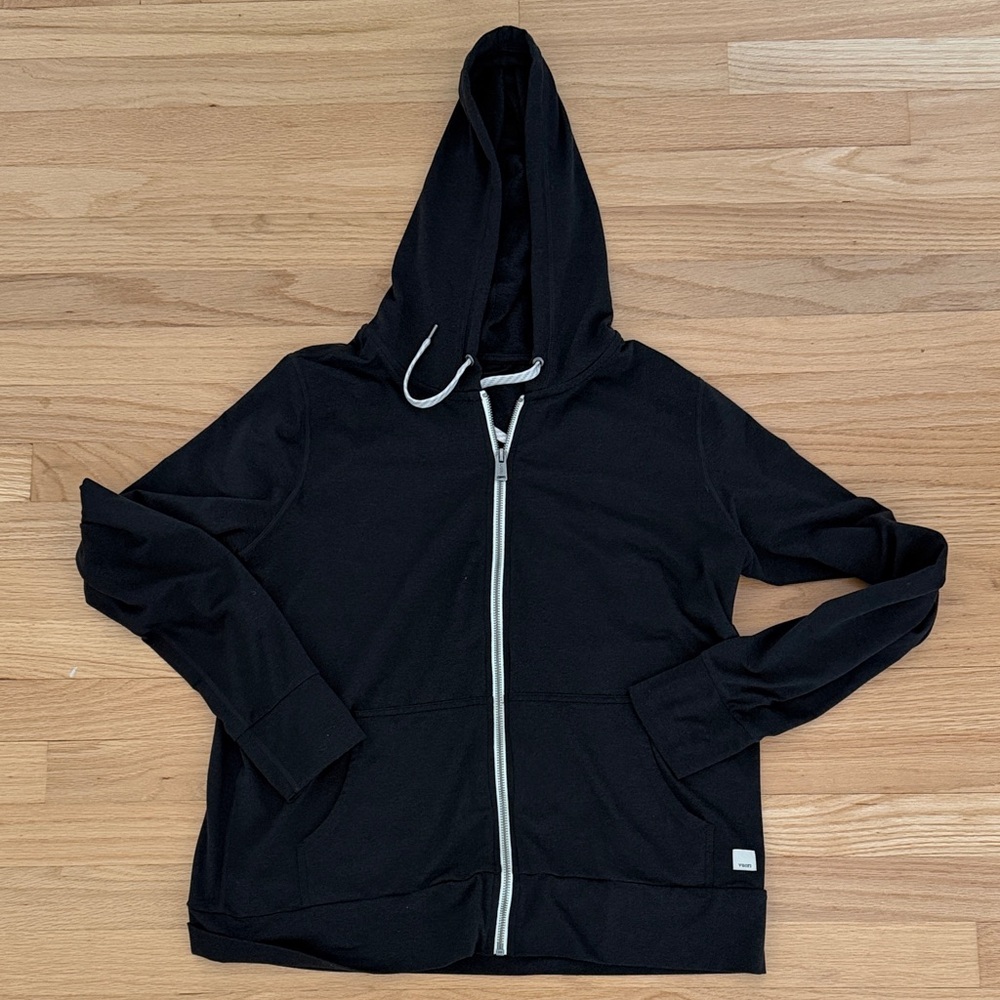 Black Zip-Up Hoodie